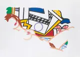 Tom Wesselmann, Monica Nude with Lichtenstein, 2002, Screenprint in colours, on Museum Board, with full margins,