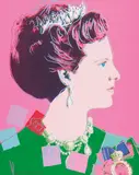 Andy Warhol, Queen Margrethe II, from Reigning Queens, 1985, Screenprint in colours, on Lenox Museum Board, the full sheet,
