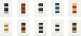Sean Scully, Ten Towers, 1999, The complete set of 10 etchings with aquatint in colours, on Somerset paper, with full margins,