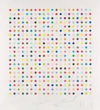 Hypothalamus Acetone Powder by Damien Hirst, 2012, Screenprint in colours, on wove paper, with full margins,, sold Jun 2014