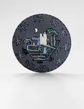 Paysage (Landscape) by Pablo Picasso, 1953, White earthenware round plate painted in colours with partial brushed glaze,, sold Jun 2014