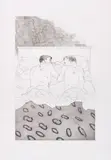 David Hockney, Illustrations for 14 Poems by C.P. Cavafy, 1967, Book of 12 etchings with aquatint, on wove paper, with full margins, with title-page, text and justification, bound (as issued),