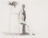 David Hockney, The Marriage, 1962, Etching and aquatint, on J Green mould paper, with full margins (deckle on two sides),