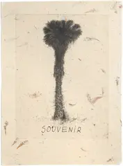 Souvenir by Jim Dine, 1974, etching in colors on Apta Blanc Fleuris handmade paper, offered Jun 2014