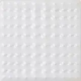 Enrico Castellani, Estroflessione, 1968, Thermoformed plastic multiple in white, with accompanying book and slipcover,