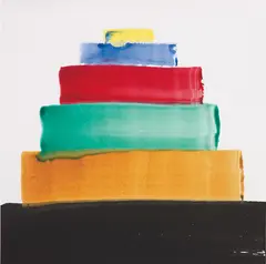 Martin Creed, CHICAGO (Work #1370), 2012, Unique watercolour, on paper record sleeve, with accompanying 180-gram heavyweight vinyl of four new songs recorded by Martin Creed,