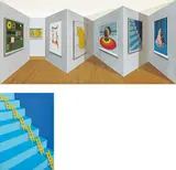 Patrick Hughes, Retroperspective; and Steps and Ladders, 2000 and 1981, Two prints, including one hand-painted 3D multiple with lithography and one screenprint in colours, on Somerset paper, with full margins,