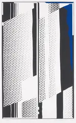 Twin Mirrors by Roy Lichtenstein, 1970, screenprint in colors, sold Jun 2014