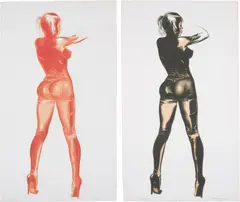 Sugar; and Spice by Allen Jones, 1970; and 1971, Two lithographs in colours, on wove paper, with full margins,, sold Jun 2014