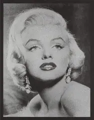 Marilyn Goddess by Russell Young, 2009, Screenprint with diamond dust, on black Somerset paper, with full margins,, sold Jun 2014