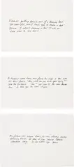 Untitled by Richard Prince, 2011, The complete set of three foil stamped prints, on heavy wove greeting cards, the cards loose (as issued), within origina, sold Jun 2014