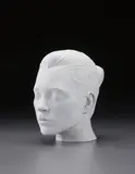 Marc Quinn, Sleeping Beauty, 2005, White spray painted bronze sculpture,