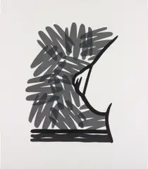 Seascape Tit with Scribble by Tom Wesselmann, 1991, Screenprint in colours, on Arches 88 paper, with full margins,, sold Jun 2014