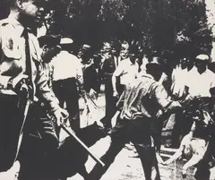 Race Riot by Andy Warhol, 1964, Screenprint, on wove paper, the full sheet,, sold Jun 2014
