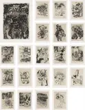Jake and Dinos Chapman, My Giant Colouring Book, 2004, The complete set of 21 etchings and aquatint, on Chine collé to Somerset TP 300 gsm paper, with full margins, with colophon,