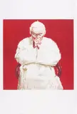 Yan Pei-ming, Pape Jean-Paul II, from Iĉones, 2005, Lithograph in colours, on BFK Rives paper, with full margins,