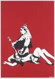 Queen Victoria by Banksy, 2003, Screenprint in colours, on wove paper, with full margins,, sold Jun 2014