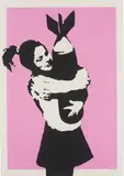 Bomb Love by Banksy, 2004, Screenprint in colours, on wove paper, with full margins,, sold Jun 2014