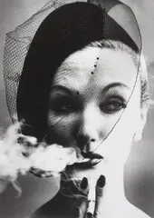 Smoke + Veil, Paris (Vogue) by William Klein, 1958, Gelatin silver print, printed later, offered May 2014