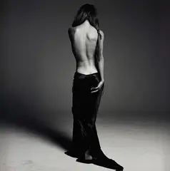 Michel Comte, Helena Christensen V (Safe Sex Campaign), 1993, Baryte print, flush-mounted, printed later