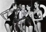 Jerry Hall, Spitting, French Vogue, Paris by Helmut Newton, 1978, Gelatin silver print from Helmut Newton Photographien , printed 1998, sold May 2014