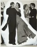 Martin Munkácsi, Dance instructor Arthur Murray ballroom dancing with his wife Kathryn, 1936, Gelatin silver print with paint