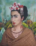 Yasumasa Morimura, An Inner Dialogue with Frida Kahlo (Hand-Shaped Earring), 2001, Digital chromogenic print, flush-mounted