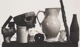 Irving Penn, Composition with Pitcher and Eau de Cologne, New York, 7 December, 1979, Platinum palladium print, printed 1981