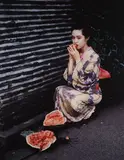 Untitled from Colourscapes by Nobuyoshi Araki, 1991, Dye destruction print, Diasec mounted, printed later, sold May 2014