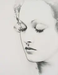 Erwin Blumenfeld, Manina, Paris, 1937, Solarised gelatin silver print, printed 1949-1951