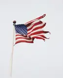 Michael Dweck, Flag at Snug Harbor, Montauk, New York, 2002, Chromogenic print, printed 2006