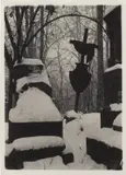 Josef Sudek, Mala Strana Cemetery in the snow