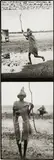 Peter Beard, Ebei cat-fishing off croc-carcasses at Moite Bay Camp, Lake Rudolf, 1965, Gelatin silver print, printed later