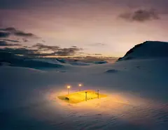 Thomas Wrede, Football Pitch from Real Landscapes, 2008, Chromogenic print