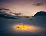 Thomas Wrede, Football Pitch from Real Landscapes, 2008, Chromogenic print