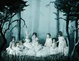 Helena Blomqvist, Group Portrait in Forest from The Elephant Girl, 2011, Archival pigment print