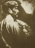 Gertrude Käsebier, Untitled (Artist with Palette)