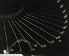 Tumbling Tee by Harold Eugene Edgerton, circa 1938, Gelatin silver print, printed 1950s, sold Nov 2014