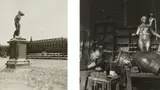 Robert Doisneau, Gardens of the Louvre, Paris, 1930; The Rudier Foundry, Paris