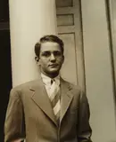 Walker Evans, Blair Fuller in front of house, Bedford, New York, June 21