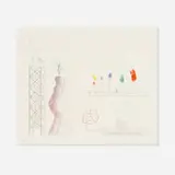 David Hockney, A Tune (from The Blue Guitar portfolio), 1976-77, etching and aquatint in colors on Inveresk