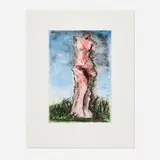 Jim Dine, The Albertina Venus, 1989, soft-ground etching and aquatint in colors on Zerkall White paper