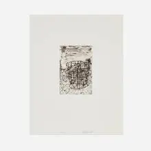Al Taylor, Guard, 1988, intaglio on Somerset Satin