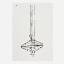 Coathanger I by Al Taylor, 1990, lithograph on BFK Rives, sold Jan 2025