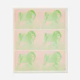 Bruce Nauman, Sequence, 1969, offset lithograph in colors on Kromekote