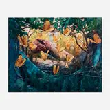 Gregory Crewdson, Untitled (leg birthing butterflies)