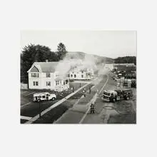 Gregory Crewdson, Untitled (burning house) (from the Hover series), 1997, gelatin silver print