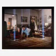 Gregory Crewdson, Untitled (Dylan on the floor), 2001, laser direct C-print mounted to aluminum in artist's frame