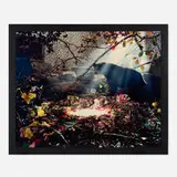 Gregory Crewdson, Untitled (bear with pool of milk), 1998, C-print mounted to Dibond in artist's frame