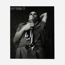 William Claxton, Chet Baker, Dreaming, Hollywood, 1954, vintage gelatin silver print